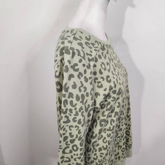 D&Co Active Green Leopard Print Lounge Set Size XS XXS Green Matching Set - Picture 3 of 10